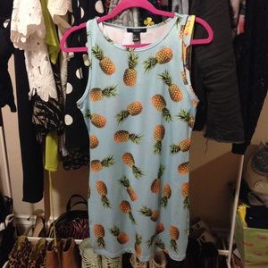 Pineapple print dress