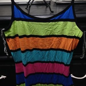 Multi colored maxi dress