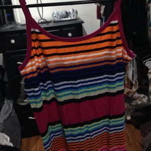 Multi colored maxi dress