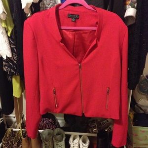 Red jacket