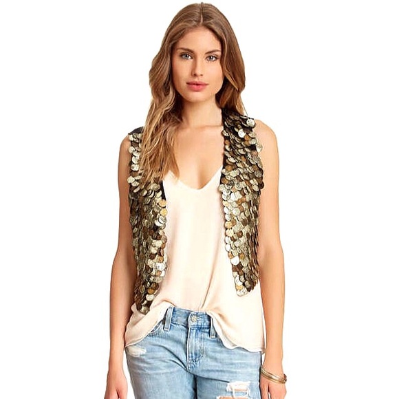 Free People Jackets & Blazers - 💟LAST CHANCE  🌟EDITOR PICK Free people coin vest