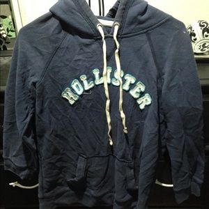 Blue Hollister hoodie