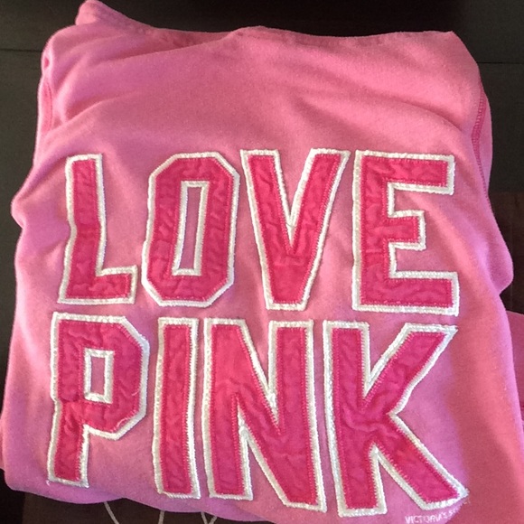 🚫SOLD🚫Victoria secret pink zip up 💗🎀💖