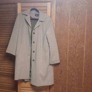 3/4 length women's rain coat