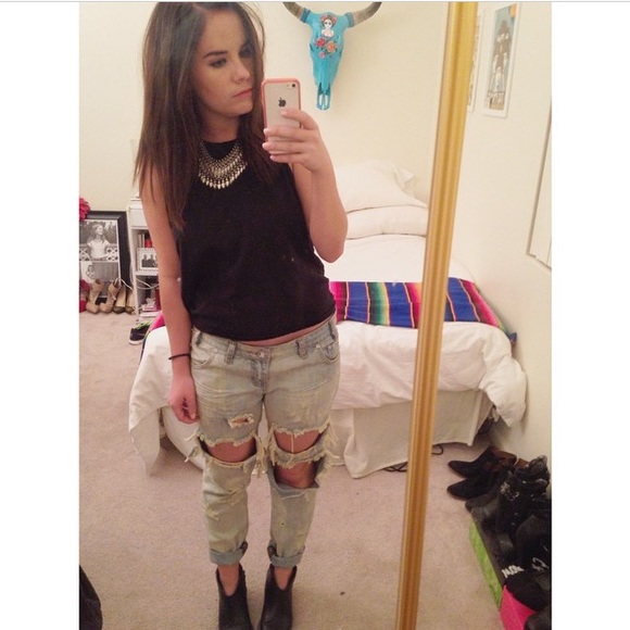 One teaspoon distressed jeans