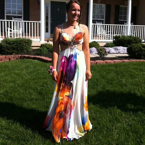 Prom girl prom dress