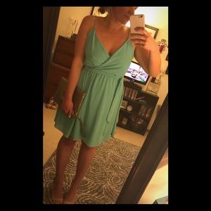 Tiffany Blue Greek style dress