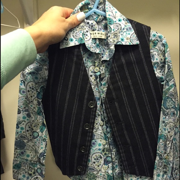 Kids dress shirt & Vest