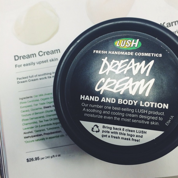SOLD Lush Dream Cream Lotion