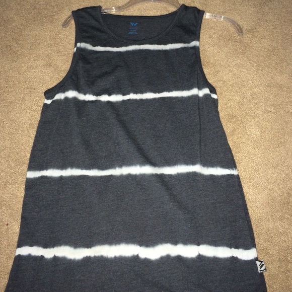 striped tank top , men's small