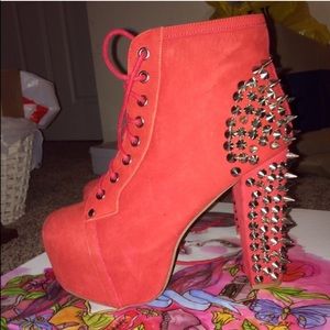 Jeffrey Campbell Spiked Lita in Red