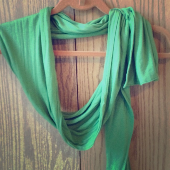 Green Cotton Scarf - Picture 1 of 1