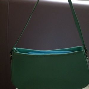 Turquoise shoulder bag!