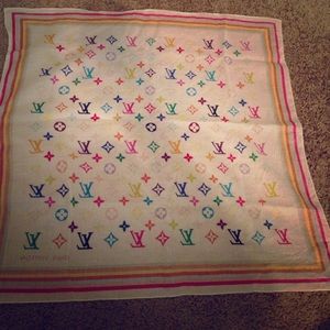 Louis Vuitton multicolor scarf / handkerchief