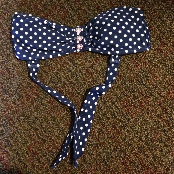 Polka dot bikini top