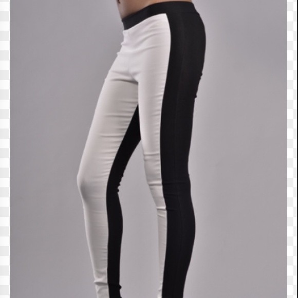 Black/White leggings