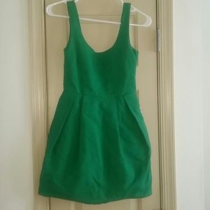 NWT Zara green low back dress.
