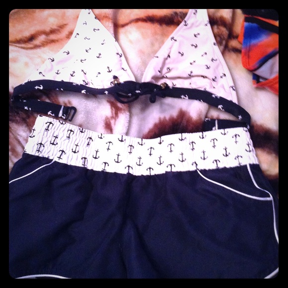 Anchor Bikini short set