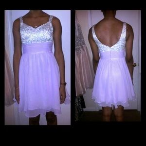 Lavender & Silver Dress