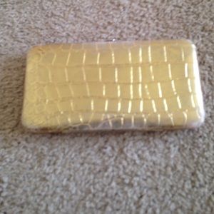 Gold snake skin like wallet