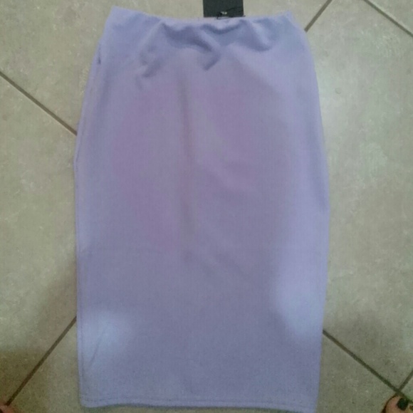 Asos lilac scuba skirt - Picture 2 of 2