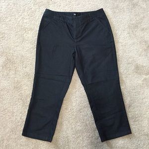 Dark denim Capri