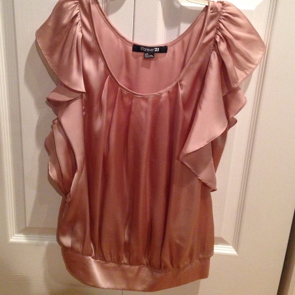 Pink flowing top