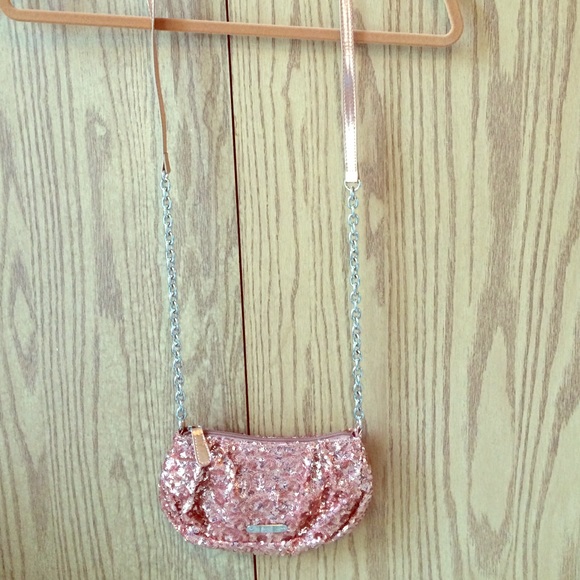 Rose Gold Sequin Crossbody