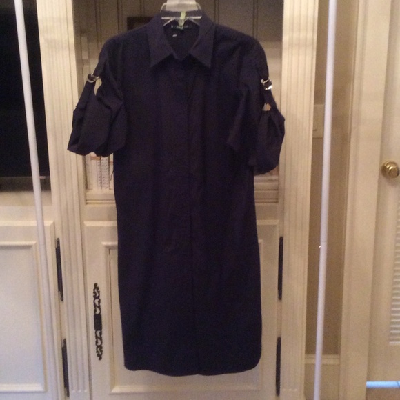 Navy shirt dress Size 6