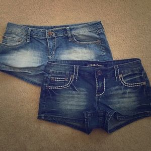 **BUNDLE** blue jean shorts