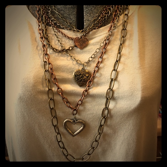 Multi metal necklace - Picture 1 of 1