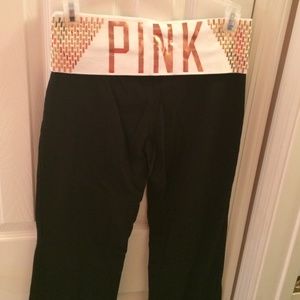 PINK flare sweatpants