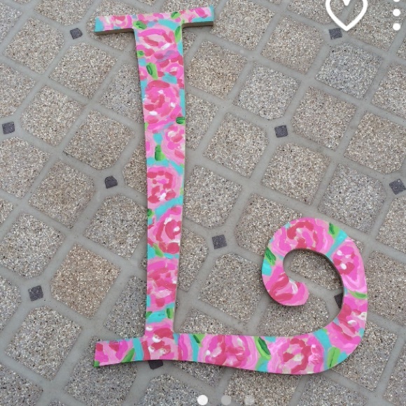 Lilly Pulitzer Inspired Letter