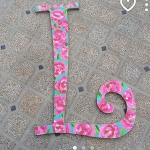Lilly Pulitzer Inspired Letter