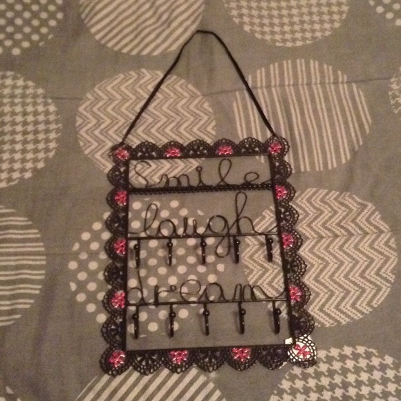 Earring ring and necklace holder.