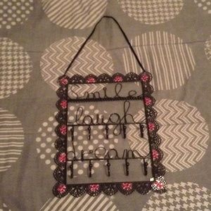 Earring ring and necklace holder.