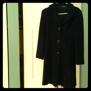 United Colors of Benneton Black Coat