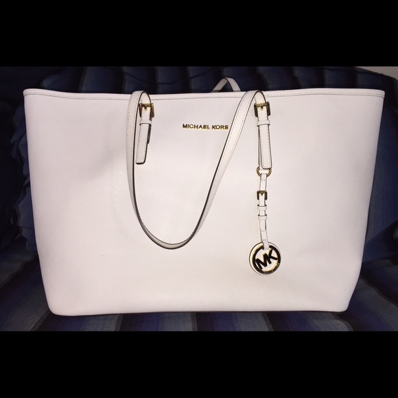 Michael Kors Handbags - Michael Kors Tote Bag (White)
