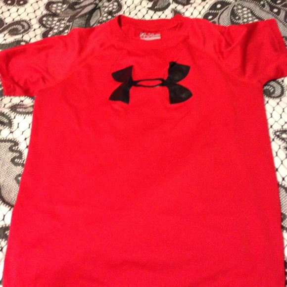 Red and black under armour