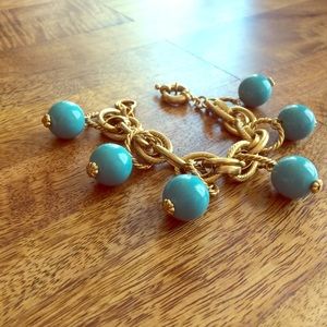 J. Crew *SOLD* Bubble Bracelet🎉Eggshell Blue