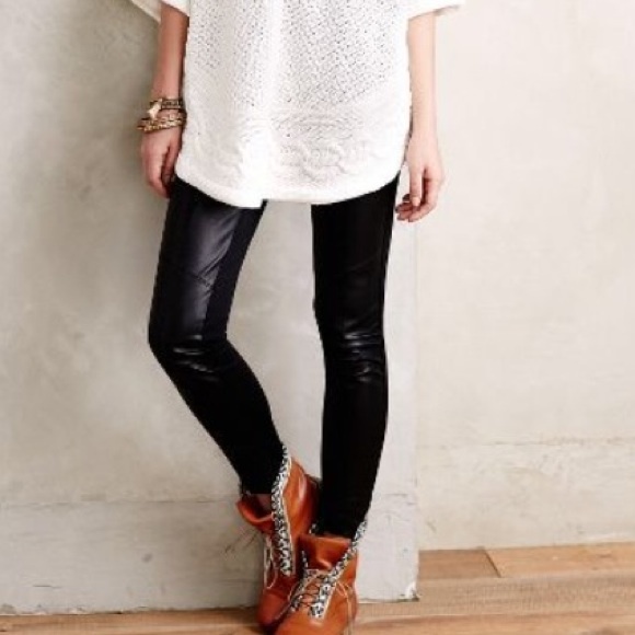 Vegan Leather Leggings by La Fee Verte
