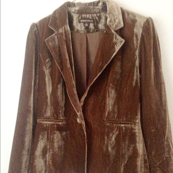Velvet Jacket ✨Stunning Golden Brown ✨ Never Worn - Picture 3 of 4