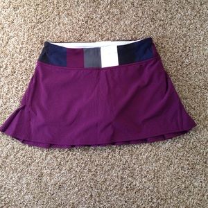 Lululemon Pacesetter skirt.