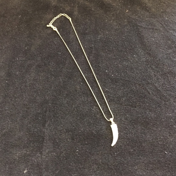 Italian horn charm necklace