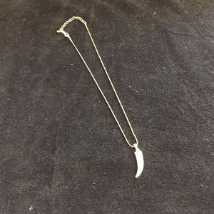 Italian horn charm necklace