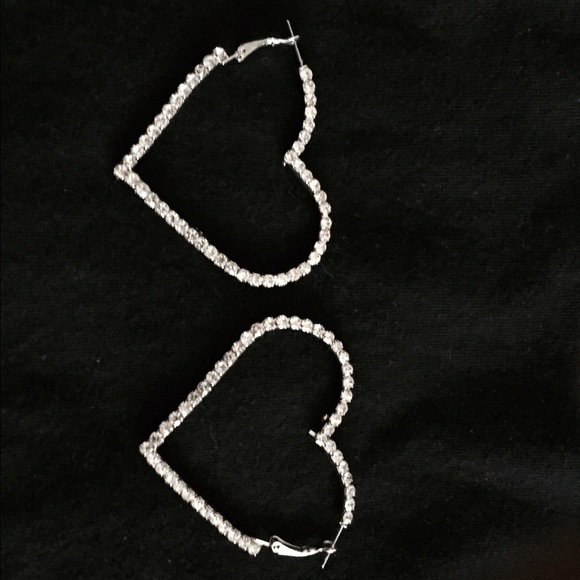 Diamond rhinestone earrings