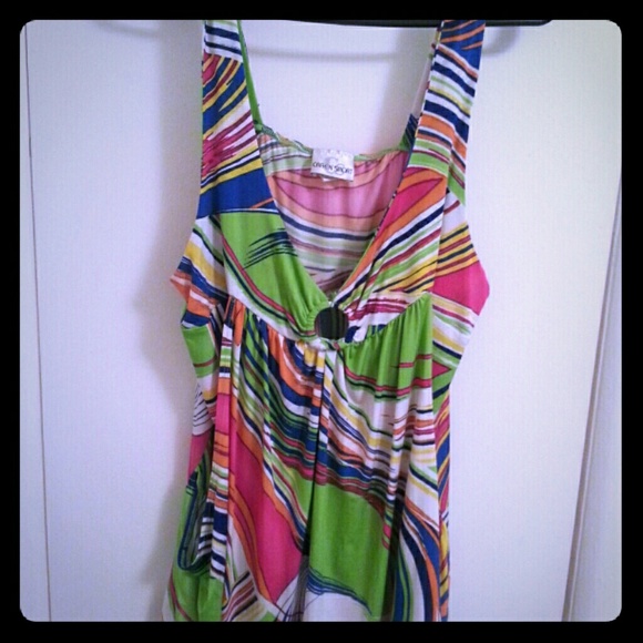 Colorful sleeveless tank