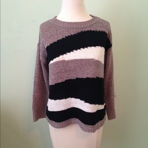 Ellen Tracy Striped Sweater