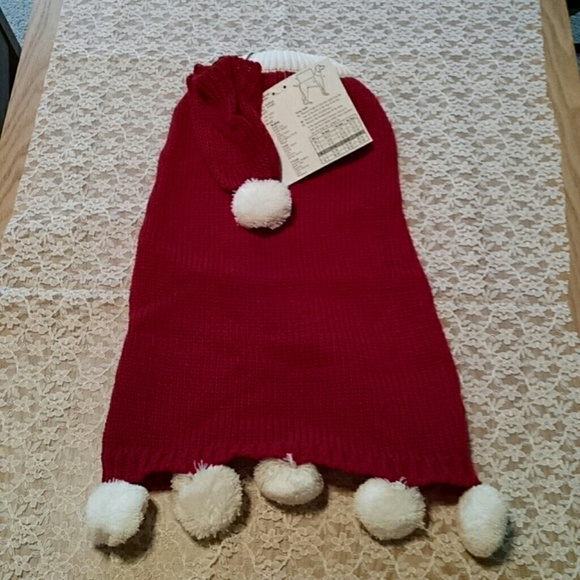 NWT Holiday Snowflake Pet Poncho