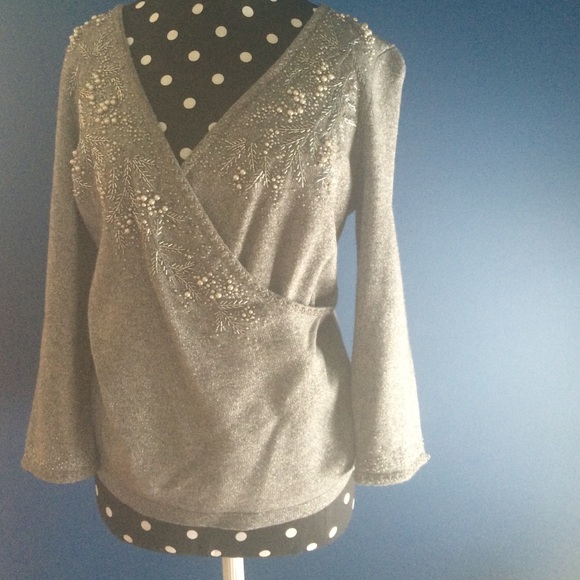 Grey ann taylor sweater